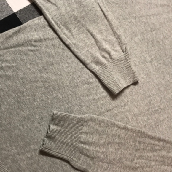 Men’s Merona Light Gray V neck Sweater, M - Picture 4 of 6